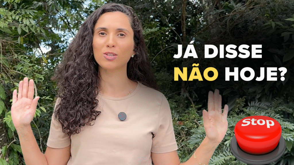 Aprenda dizer não